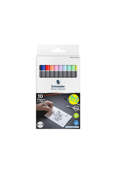 SCHNEIDER Marker cu varf pensula Paint-It 070 10/set