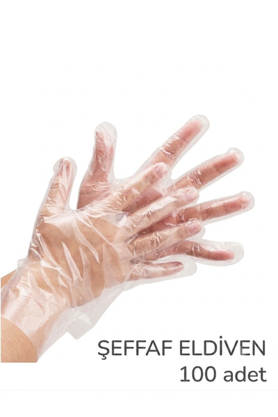 Butic Şeffaf Eldiven 100'lü 1 paket