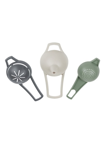 Z Store Set de 3 ustensile de bucătărie din plastic cu pâlnie, strecurătoare ...