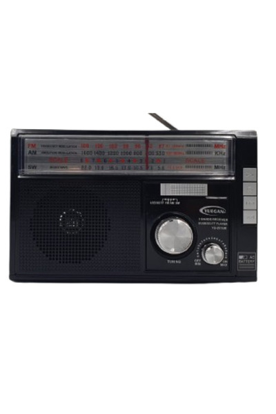 OEM Radio Portabil Retro X-Bass YG251US cu AM/FM Bluetooth Panou Solar Lanter...