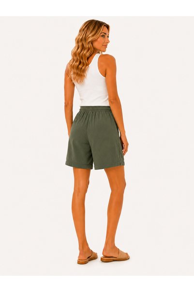 duygu altıntaş Premium Women's Linen Shorts – Comfortable Fit, Summer Luxury Series