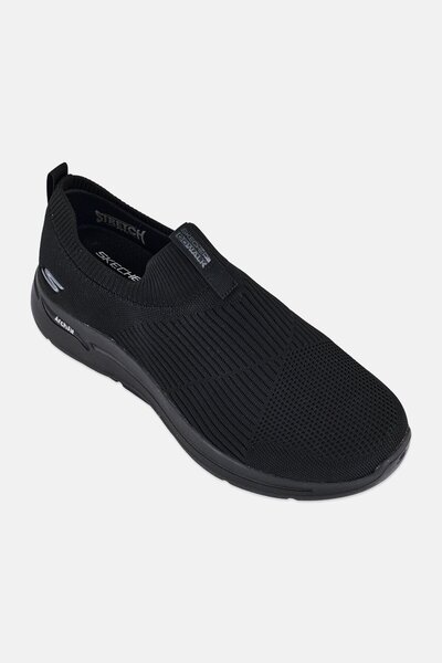 SKECHERS Men Iconic Slip On Walking Shoes, Black