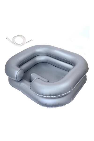 Choice GRAY Inflatable Shampoo Basin - Portable Shampoo Bowl, Hair Wash Tub f...