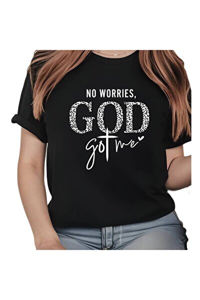 LİNA06 God Got Me Graphic Print TShirt For Women and men Short Sleeve Tee 100...