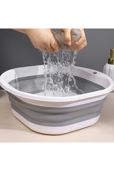 Choice black Large Collapsible Basin - Portable, for Home Use - Ideal for Was...