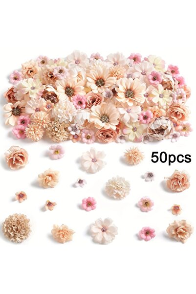 Choice3 50Pcs 4 50Pcs Rose Artificial Flowers Heads Silk Fake Flowers for Hom...