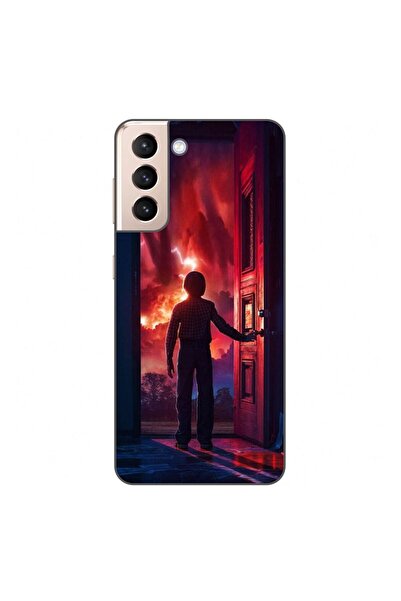 OEM Husa compatibila cu Samsung Galaxy S21 FE Silicon Gel Tpu Model Stranger ...