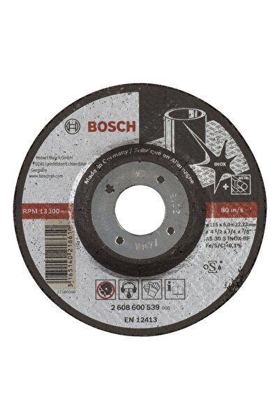Bosch Exınox Taşlama Taşı 125*6,0 mm