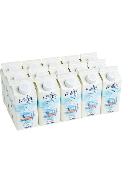MONVISO Gable Top Still Natural Mineral Water 0.33 L Pack of 15, Low Sodium