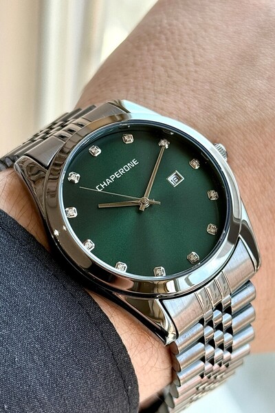 Chaperone Ch128M Men's Wristwatch with Steel Strap