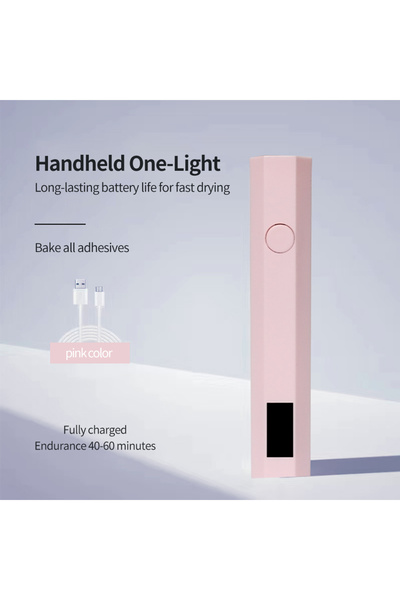 Choice Pink display YIKOOLIN Convenient Rechargeable Nail Dryer UV LED Handhe...