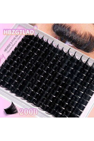Choice3 MIX 0.07mm D 200D 14 rows of natural Russian curly mink eyelashes 100...