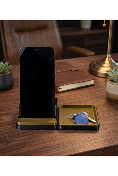 Meta ThreeD Premium Series Antique Bronze - Black Themed Desktop Organizer - ...