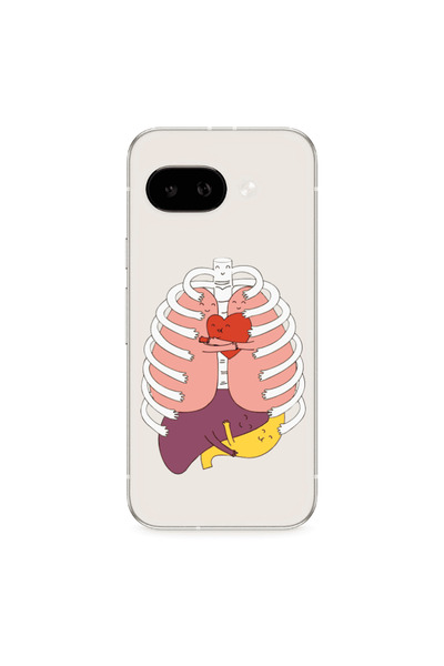 Other Google PIXEL 9A Anatomy Transparent Silicone TPU Θήκη