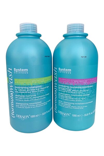 Dixon Shampoo 1000ml and Conditioner 1000ml for hair treated with protein and...