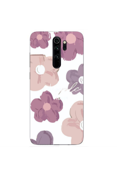 Other Xiaomi Redmi Note 8 Pro Flowers 2 Transparent Silicone TPU Θήκη