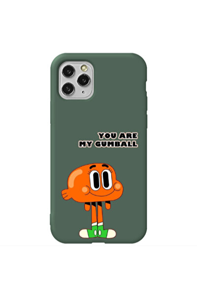 Other Apple iPhone 11 Pro Max You are my gumball Dark Green Colored Silicone ...