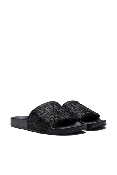 Replay Up Logo Slides GMF1A.000.C0079T.0562 – Black