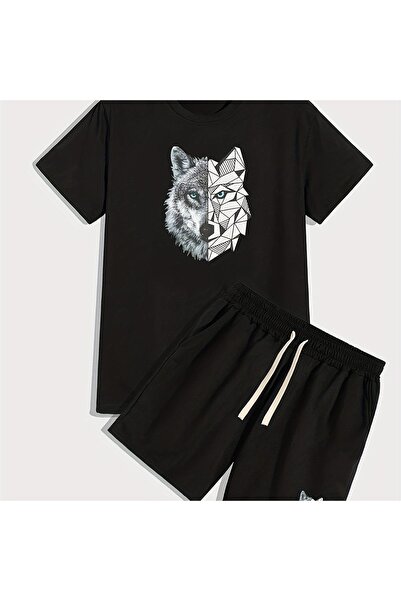 ZEMLİYA Sara Unisex Oversize Shorts Set Short Sleeve T-Shirt Comfortable Fit ...
