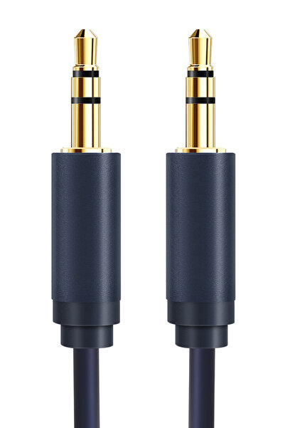 Cabletime καλώδιο ήχου 3.5mm CT-AV301-H11G, gold plated, 1m, μπλε