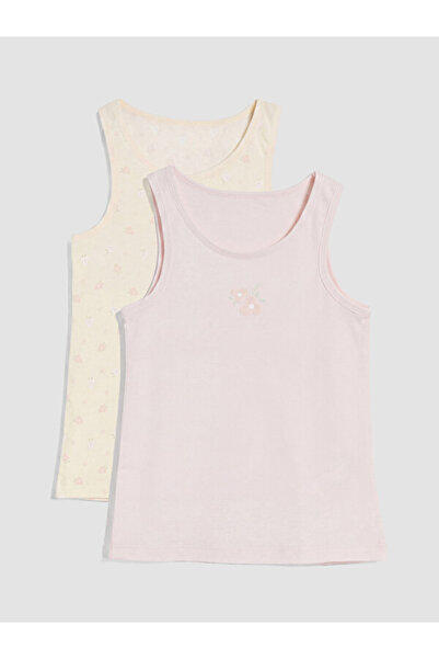 LC Waikiki Sparkling Choices from Shining Store Floral Girls' Undershirt 2-Pack