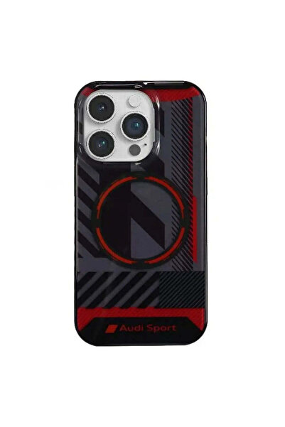 Audi Husă IML Sport MagSafe iPhone 14 Pro Max 6.7 " negru/negru, carcasă rigi...