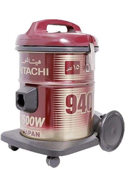 Hitachi Vacuum Cleaner, 15 Liters, 1600 Watts, Red Color - CV940Y-SS220-WR