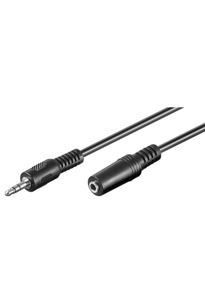 goobay προέκταση καλωδίου ήχου 3.5mm 50432, 3 pin, 3m, μαύρο