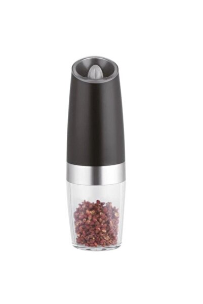 Tradeo Portable Manual Pepper Grinder with Adjustable Ceramic Core and Transp...