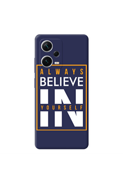 Other Xiaomi Poco X5 Always Belive Dark blue Colored Silicone TPU Θήκη