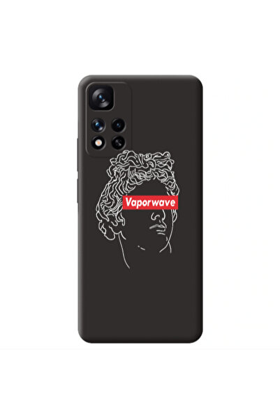 Other Xiaomi Redmi Note 11 Pro 5G Vaporwave Black Colored Silicone TPU Θήκη