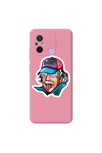 Other Xiaomi Redmi 12C Einstein Pink Colored Silicone TPU Θήκη