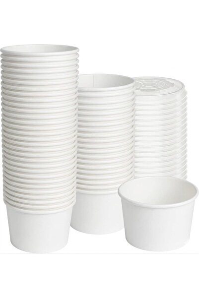 OKA White Paper Cups with Lids, 14 Oz., Hot & Cold Leak-Resistant, Bpa-Free (...