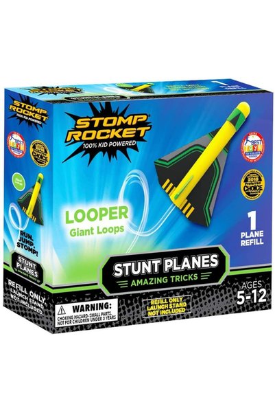 Stomp Rocket Παιχνίδι ρίψης στόχων εξωτερικού χώρου: Αεροπλάνο Looper