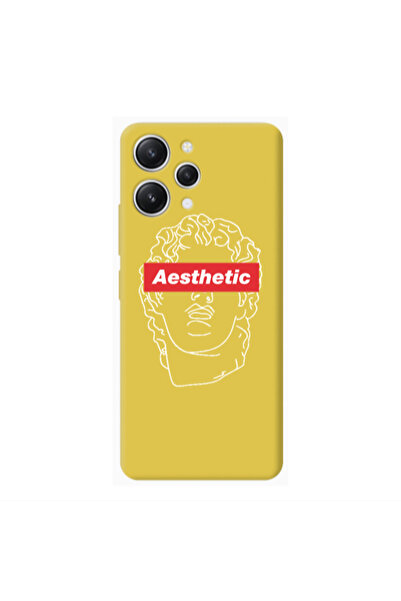 Other Xiaomi Redmi 12 Aesthetic Yellow Colored Silicone TPU Θήκη