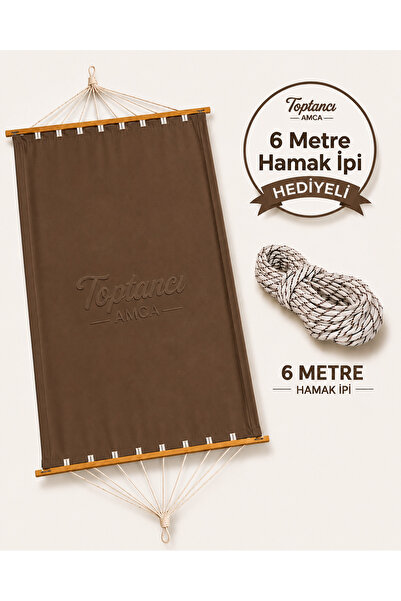 Toptancı Amca Kumaş Hamak Çift Kişilik 120x190 cm 300 Kg Taşıma Kapasiteli | ...