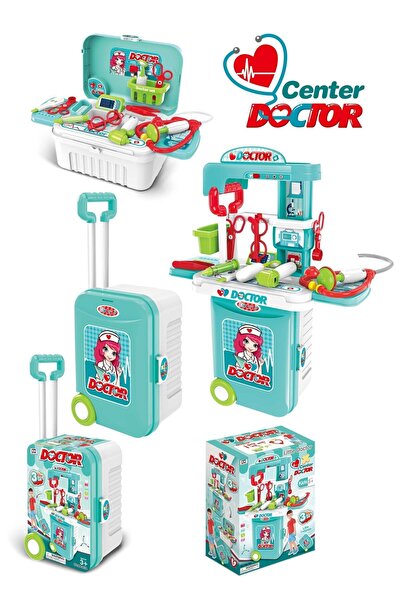 Blue Toys Παιδικό Ιατρικό Σετ Εργαλείων 3-σε-1: Πάγκος Εργασίας-Εργαλειοθήκη-...