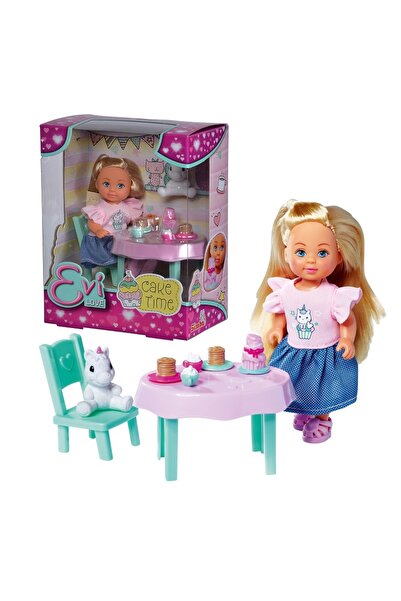 Simba Papusa, SIMBA, Unicorn/Set ceai, Plastic, Multicolor, 3+