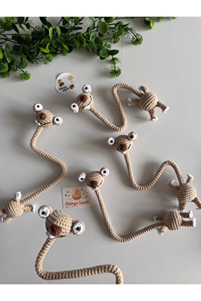 Adenya Sepeti Amigurumi Sid Uzun Boyunlu Direksiyon Aksesuarı -Telli– El Yapı...