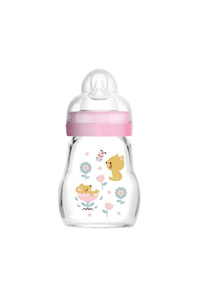 MAM Γυάλινο Μπουκάλι Feel Good 170ml 0m+ Κορίτσι (370SG)