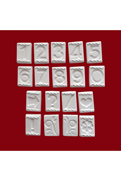 CREATIVITATEPLUS Figurine Set Numere. 3,8 cm x 2,7cm