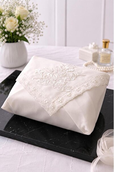 Çeyiz Diyarı Dilay Saten Luxury Engagement Bundle 90X90 cm Cream