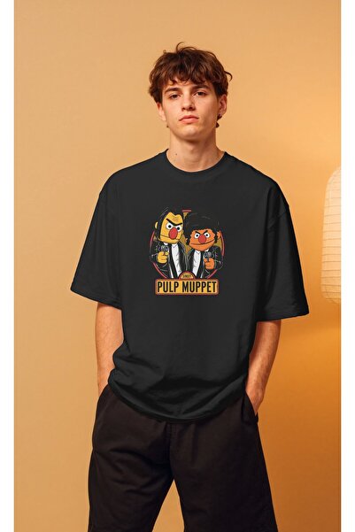 buzagi tasarım ürünleri Edi Ile Büdü Unisex Oversize T-Shirt