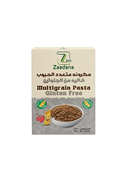 Zaadana مكرونة متعددة الحبوب خالية من الجلوتين نباتية غنية بالألياف 250 جرام