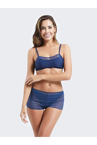 allsea 3'lü Bikini Takımı - Çıkarılabilir Tüllü Şort