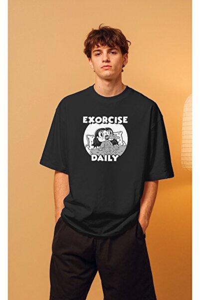 buzagi tasarım ürünleri Exorcise Unisex Oversize T-Shirt