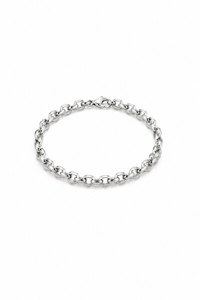 Balenbi Jewelry Anti-Tarnish Steel Thick Chain Model Silver Color Women's Bra...