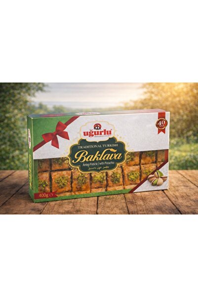 Uğurlu Baclava Turceasca cu Fistic Ugurlu 400 Gr