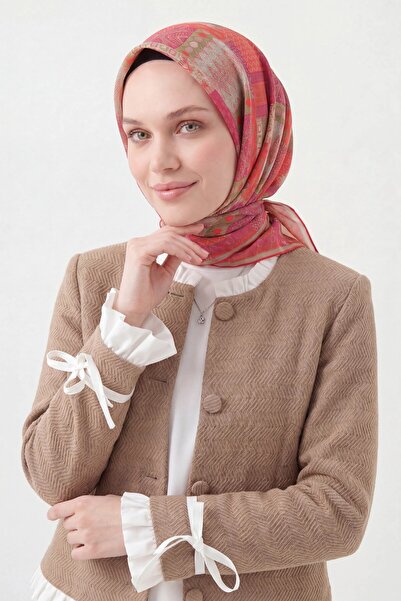 Silk Home Soft Scarf Authentic Fuchsia