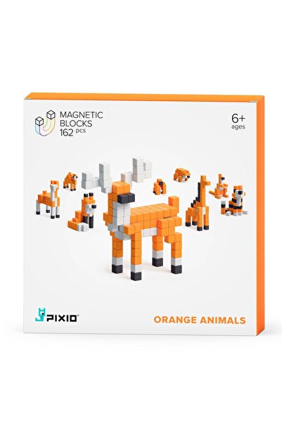 PIXIO Blocuri de construcție cu animale portocalii |   Serii de povești